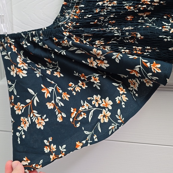 BloomChic Green Smock-Top Short Sleeve Dress - US 14/16 - NWT - Picture 4 of 16